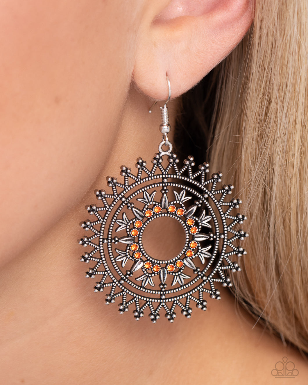 Paparazzi ~ Revel in Radiance ~ Orange Earrings