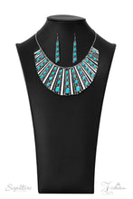 Load image into Gallery viewer, Paparazzi ~ &quot;The Ebony&quot; ~ZI  Collection ~ Turquoise Necklace Set