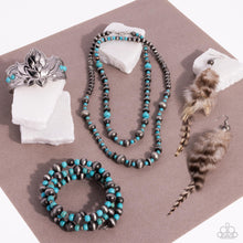 Load image into Gallery viewer, Paparazzi ~ Simply Santa Fe ~ Fashion Fix Complete Trend Blend ~ Blue Necklace Set