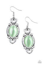 Load image into Gallery viewer, Paparazzi ~ Port Royal Princess ~ Green Earrings