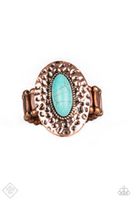 Load image into Gallery viewer, Paparazzi ~ Ruler Radiance ~ Copper Ring with Stretchy Band (Fashion Fix Exclusive)