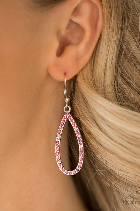 Paparazzi ~ Twilight Shimmer ~ Pink Earrings