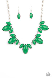 Paparazzi ~ Viva La Vacation ~ Green Necklace Set