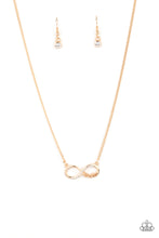 Load image into Gallery viewer, Paparazzi - Forever Your Mom - Gold Infinity Necklace Set