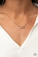 Load image into Gallery viewer, Paparazzi - Forever Your Mom - Gold Infinity Necklace Set