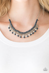 Paparazzi - A Touch of CLASSY - Blue Necklace Set