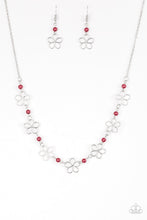 Load image into Gallery viewer, Paparazzi ~ Always Abloom ~ Red Necklace Set