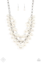 Load image into Gallery viewer, Paparazzi - BALLROOM Service - White Pearl Necklace Set Fashion Fix Exclusive)