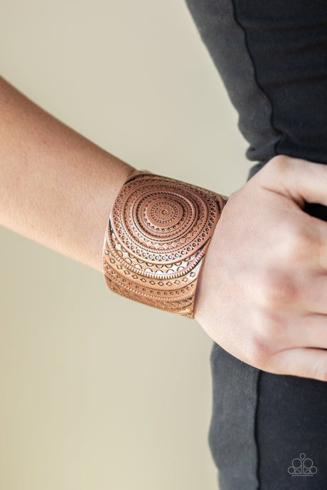 Paparazzi ~ Bare Your Sol ~ Copper Cuff Bracelet