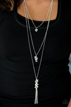 Load image into Gallery viewer, Paparazzi ~ Crystal Cruiser ~ White Necklace Set