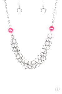 Paparazzi ~ Daring Diva ~ Pink Necklace Set