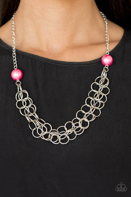 Paparazzi ~ Daring Diva ~ Pink Necklace Set