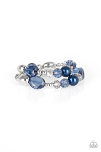 Paparazzi ~ Downtown Dazzle ~ Blue Pearl Bracelet