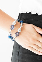 Load image into Gallery viewer, Paparazzi ~ Downtown Dazzle ~ Blue Pearl Bracelet