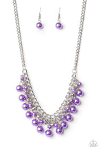 Load image into Gallery viewer, Paparazzi - Duchess Dior - Purple Pearl Necklace and Bracelet Set