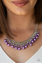 Load image into Gallery viewer, Paparazzi - Duchess Dior - Purple Pearl Necklace and Bracelet Set