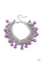 Load image into Gallery viewer, Paparazzi - Duchess Dior - Purple Pearl Necklace and Bracelet Set