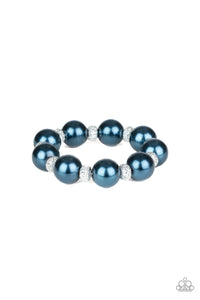 Paparazzi - Extra Elegant - Blue Pearl Bracelet