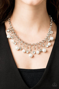 Paparazzi ~ HEIR-headed ~ White Pearl Necklace Set