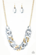 Load image into Gallery viewer, Paparazzi - I Have A HAUTE Date - White Acrylic Necklace - Klassy Jewelz Boutique