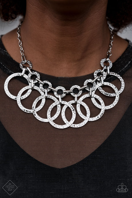 Paparazzi ~ Jammin Jungle ~ Silver Necklace Set (Fashion Fix Exclusive)