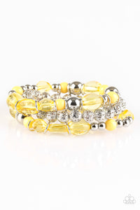 Paparazzi ~ Malibu Marina ~ Yellow Bracelet