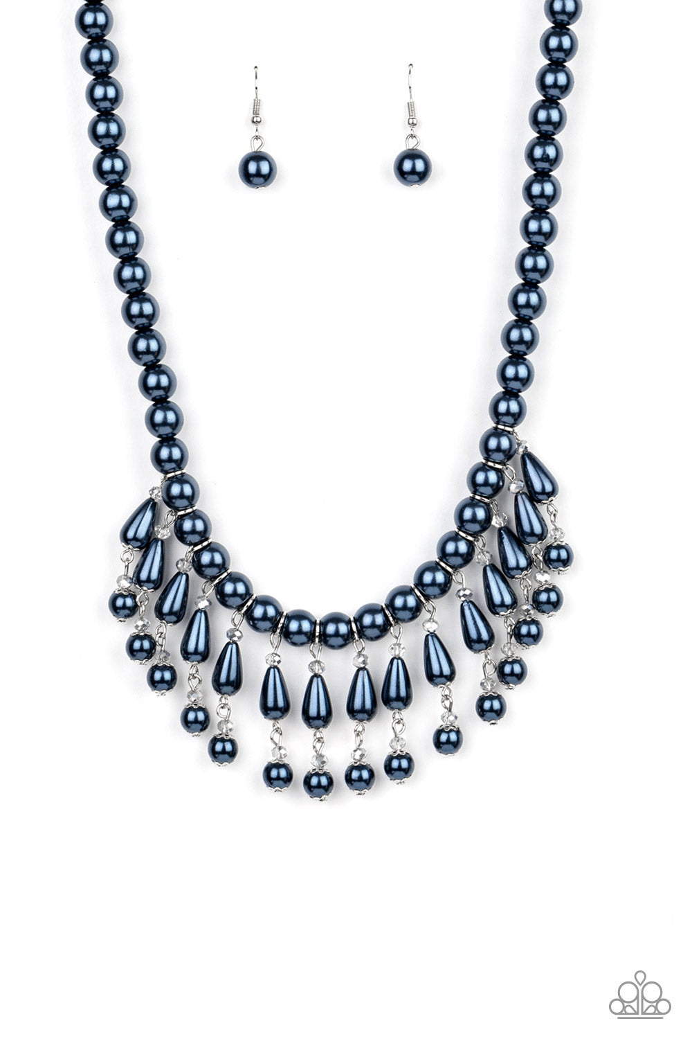 Paparazzi ~ Miss Majestic ~ Blue Necklace Set