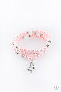 Paparazzi ~ Mom Wow ~ Pink Pearl Bracelet