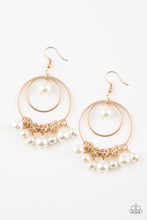 Load image into Gallery viewer, Paparazzi ~ New York Attraction ~ Gold Pearl Earrings