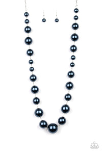 Paparazzi ~ Pearl Prodigy ~ Blue Pearl Necklace Set