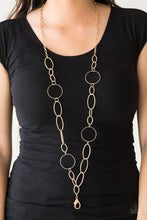 Load image into Gallery viewer, Paparazzi ~ Perfect MISMATCH ~ Gold Lanyard Necklace Set