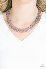 Load image into Gallery viewer, Paparazzi ~ Put It On Ice ~ Silver Acrylic Necklace Set