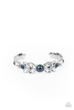 Load image into Gallery viewer, Paparazzi ~ Regal Reminiscence ~ Blue Pearl Cuff Bracelet