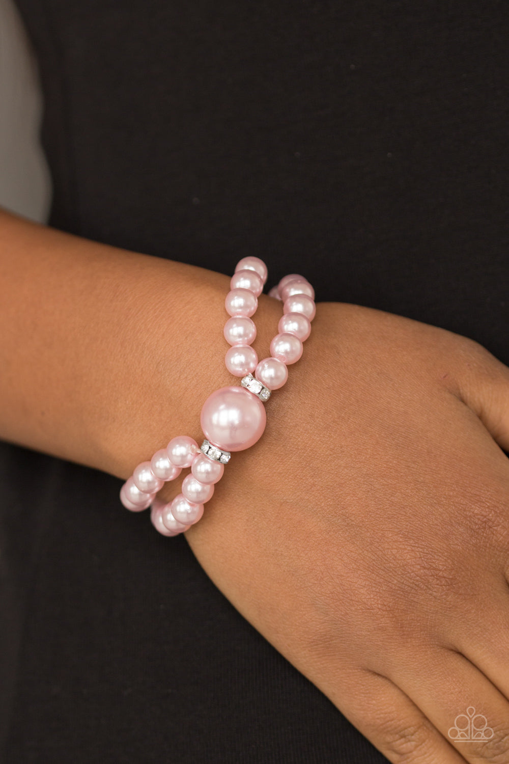 Paparazzi ~ Romantic Redux ~ Pink Pearl Bracelet