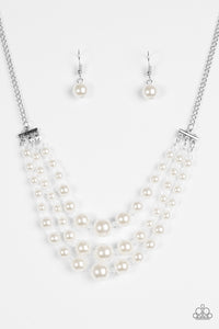 Paparazzi ~ Spring Social ~ White Pearl Necklace Set