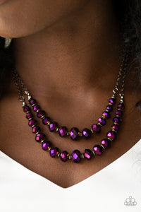 Paparazzi ~ Strikingly Spellbinding ~ Purple Necklace Set