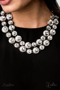 Paparazzi ~ "The Natasha" ~ ZI Collection ~ White Necklace Set