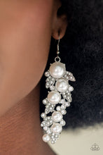 Load image into Gallery viewer, Paparazzi ~ The Party Has Arrived ~ White Pearl Earrings (Lie of the Party Exclusive)