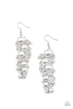 Load image into Gallery viewer, Paparazzi ~ The Party Has Arrived ~ White Pearl Earrings (Lie of the Party Exclusive)