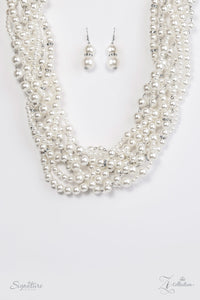 Paparazzi ~ "The Stevie" ~ ZI Collection ~ White Pearl Necklace Set