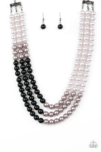 Load image into Gallery viewer, Paparazzi ~ Times Square Starlet ~ Black Pearl Necklace and Bracelet Set