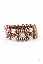 Load image into Gallery viewer, Paparazzi ~ Undeniably Dapper ~ Brown Pearl Bracelet