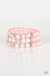 Paparazzi ~ Undeniably Dapper ~ Pink Pearl Bracelet