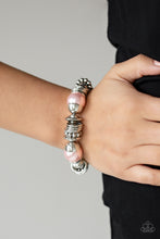 Load image into Gallery viewer, Paparazzi ~ Uptown Tease ~ Pink Pearl Bracelet