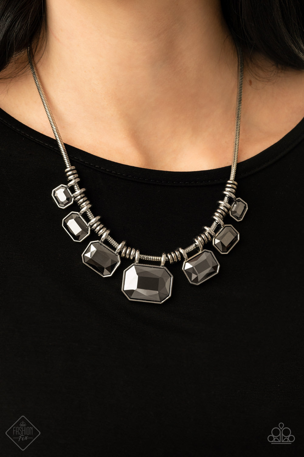 Paparazzi ~ Urban Extravagance ~ Silver Necklace Set (Fashion Fix Exclusive)