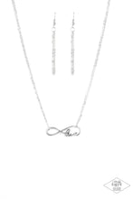 Load image into Gallery viewer, Paparazzi - We Found Love - Silver Infinity Life of the Party Necklace Set