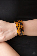 Load image into Gallery viewer, Paparazzi ~ Jungle Cruise ~ Yellow Acrylic Cuff Bracelet