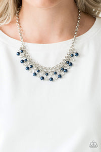 Paparazzi - You May Kiss the Bride - Blue Pearl Necklace Set