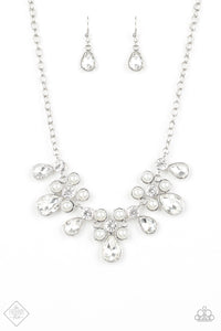 Paparazzi ~ Demurely Debutante ~ White Pearl Necklace Set (Fashion Fix Exclusive)